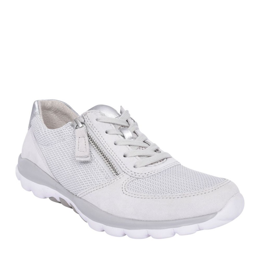 Ladies GABOR | Ladies Fantastic 26.968 Trainer In Silver