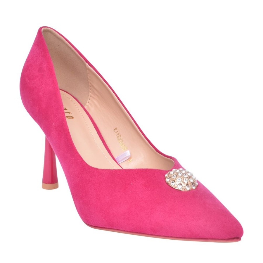 Ladies SORENTO | Ladies Riverbank Court Shoe In Hot Pink