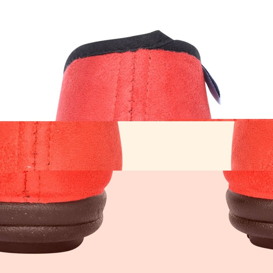 Ladies LUNAR | Ladies Jessie Kla131 Pump Slipper In Red