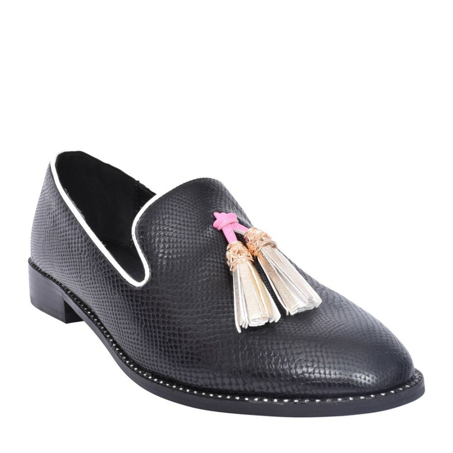 Ladies DANCING MATILDA | Ladies Trapeze 003 Slip-On Shoe In Black
