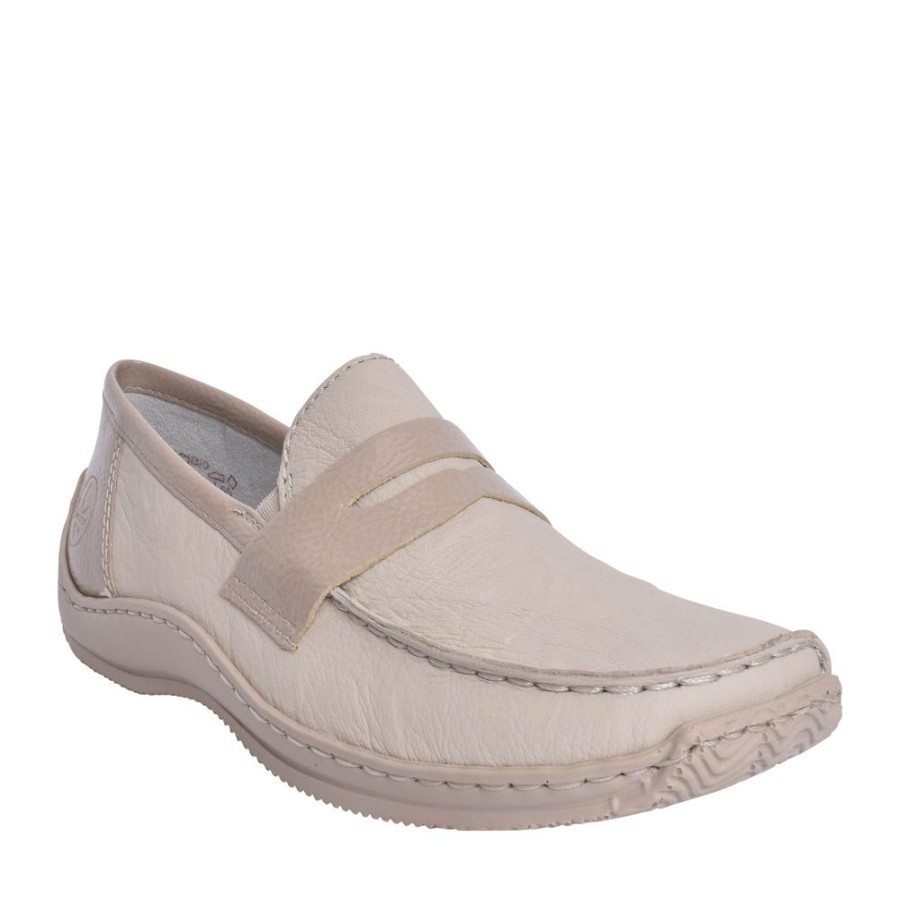 Ladies RIEKER | Ladies L1752 Slip-On Shoe In Beige