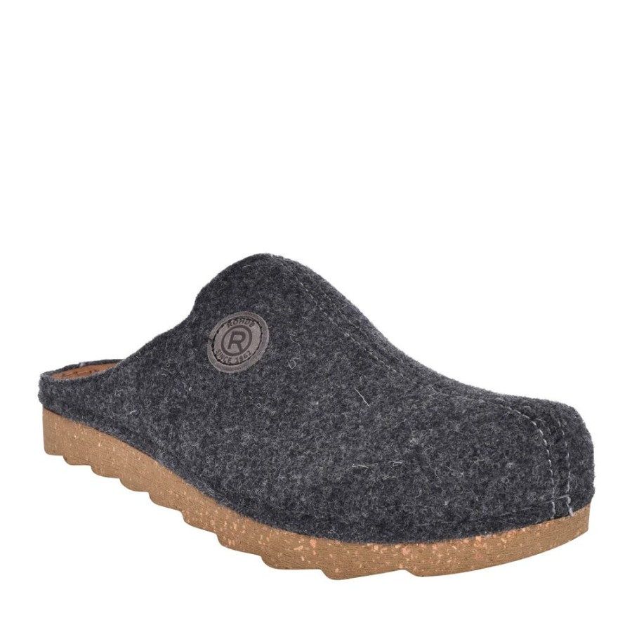 Mens ROHDE | Mens 7100 Mule Slipper In Black