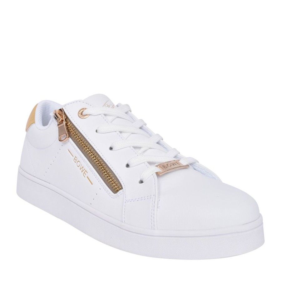 Ladies LLOYD & PRYCE | Ladies Flucher Laced Trainer In White