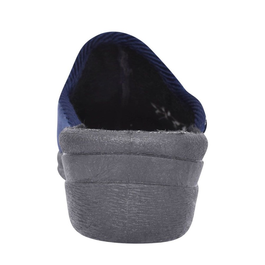 Ladies JO & JOE | Ladies Helen Floral Mule Slipper In Navy