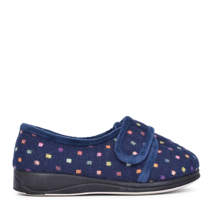 Ladies PADDERS | Lotty Slipper In Navy