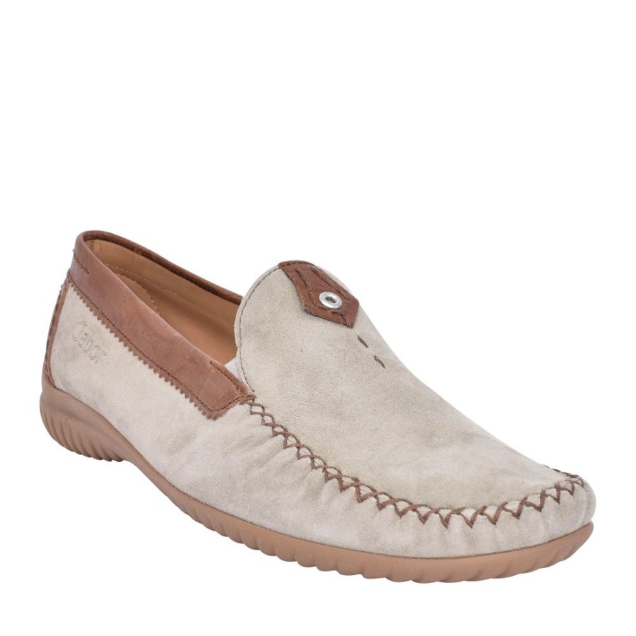 Ladies GABOR | Ladies California 26.090 Slip On Shoe In Green