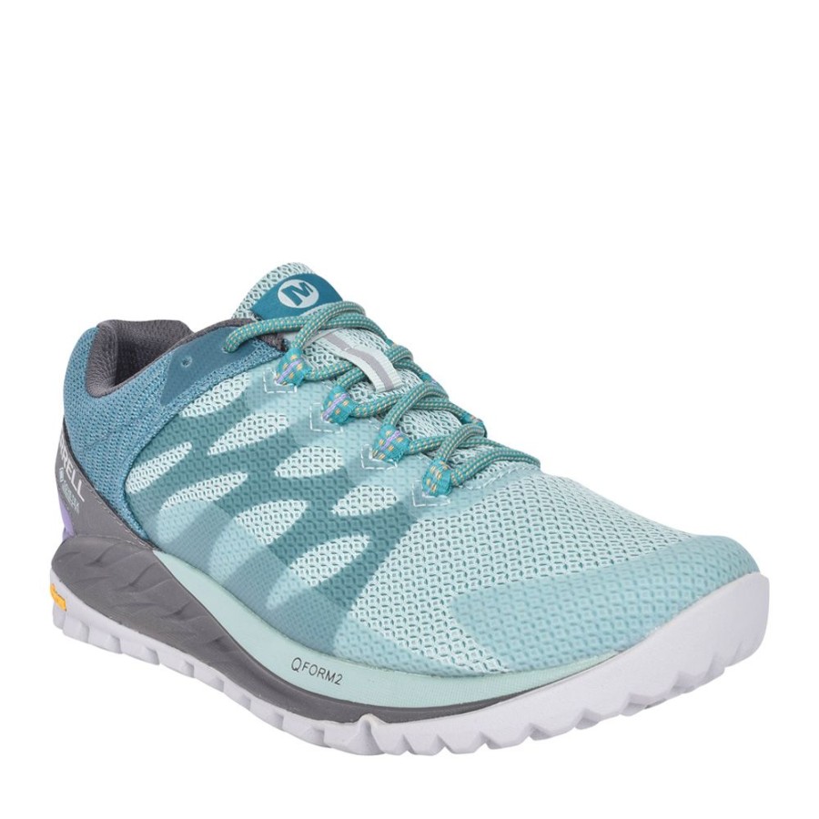 Ladies MERRELL | Ladies J067 Antora 2 Gtx Trainer In Aqua