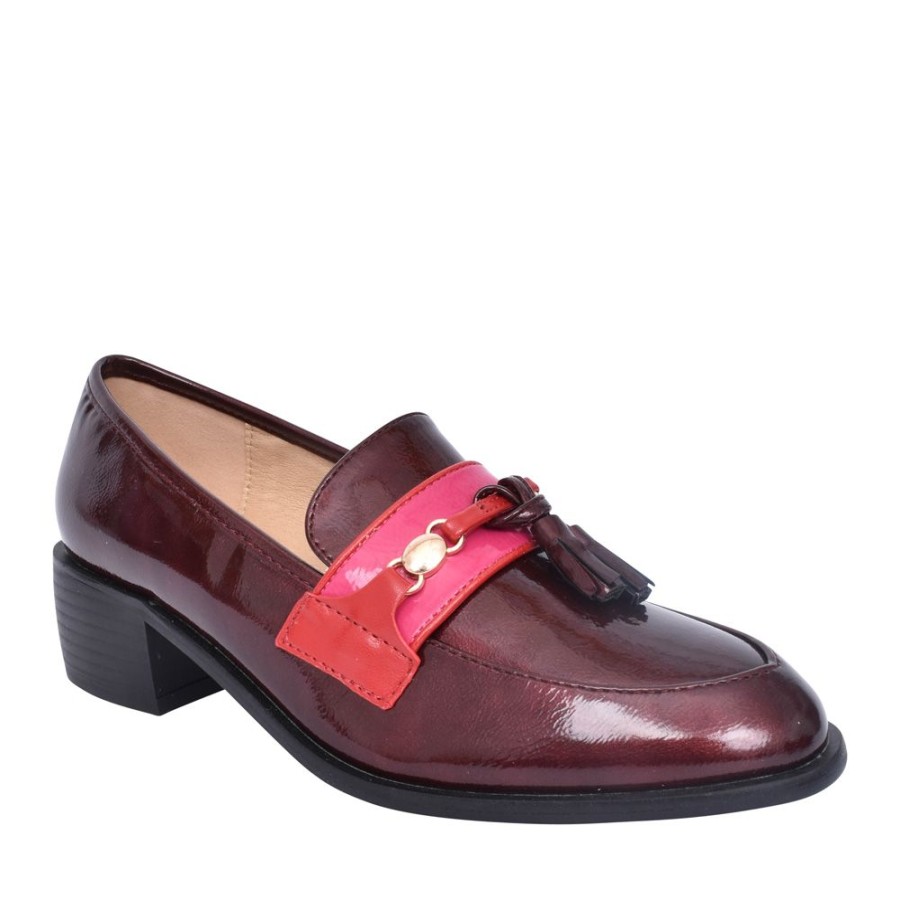 Ladies DANCING MATILDA | Ladies Trapeze 010 Slip-On Shoe In Wine
