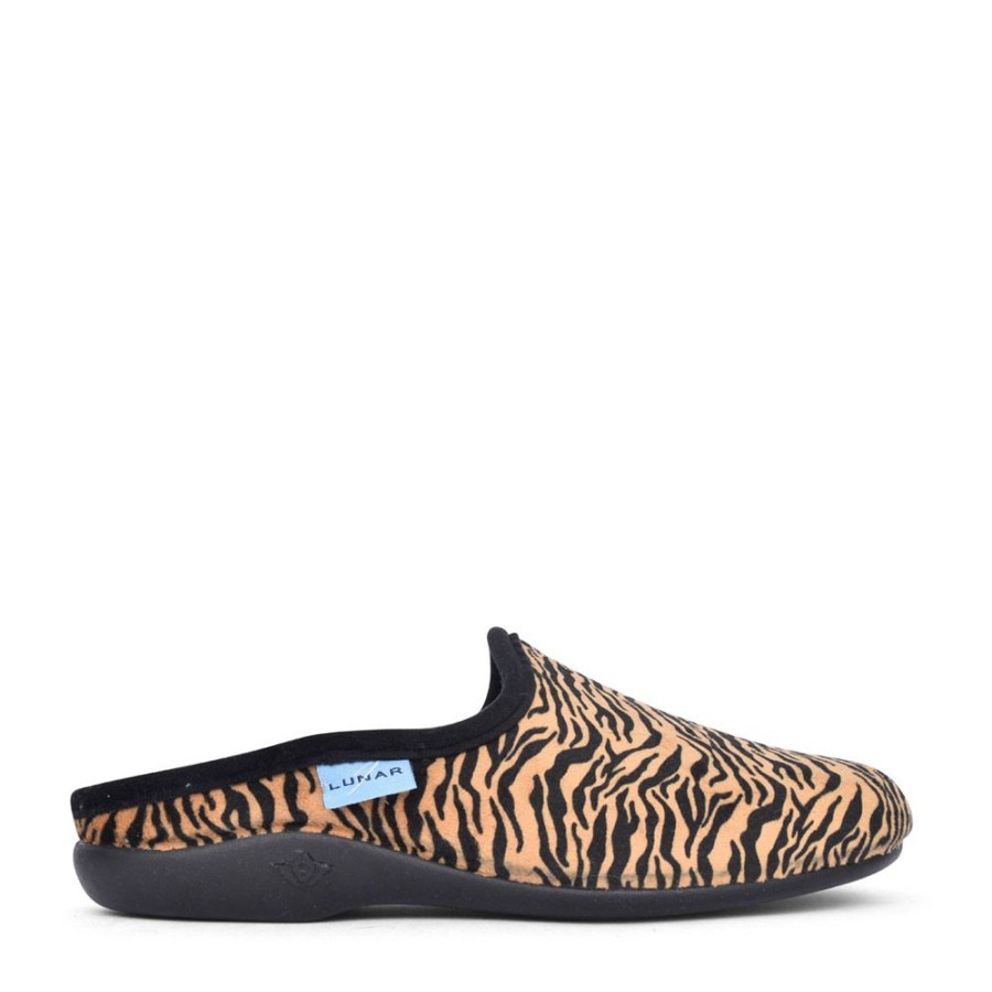 Ladies LUNAR | Ladies Tango Kla152 Mule Slipper In Brown