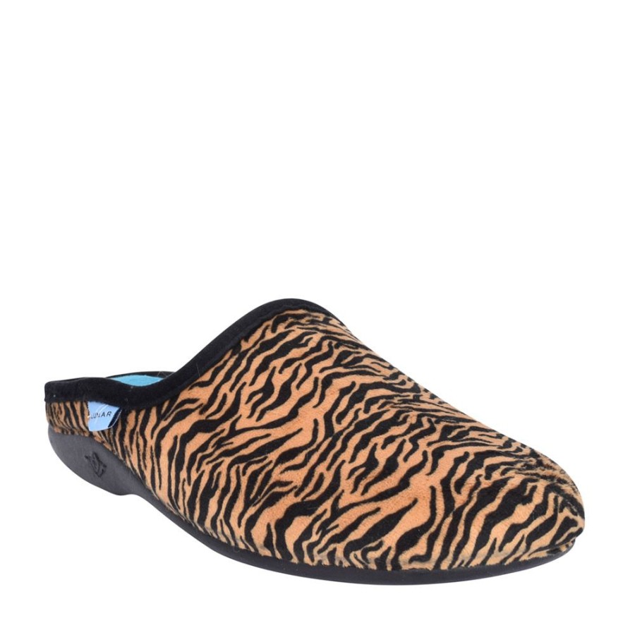 Ladies LUNAR | Ladies Tango Kla152 Mule Slipper In Brown