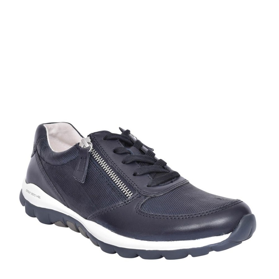 Ladies GABOR | Ladies 86.968 Laced Trainer In Navy