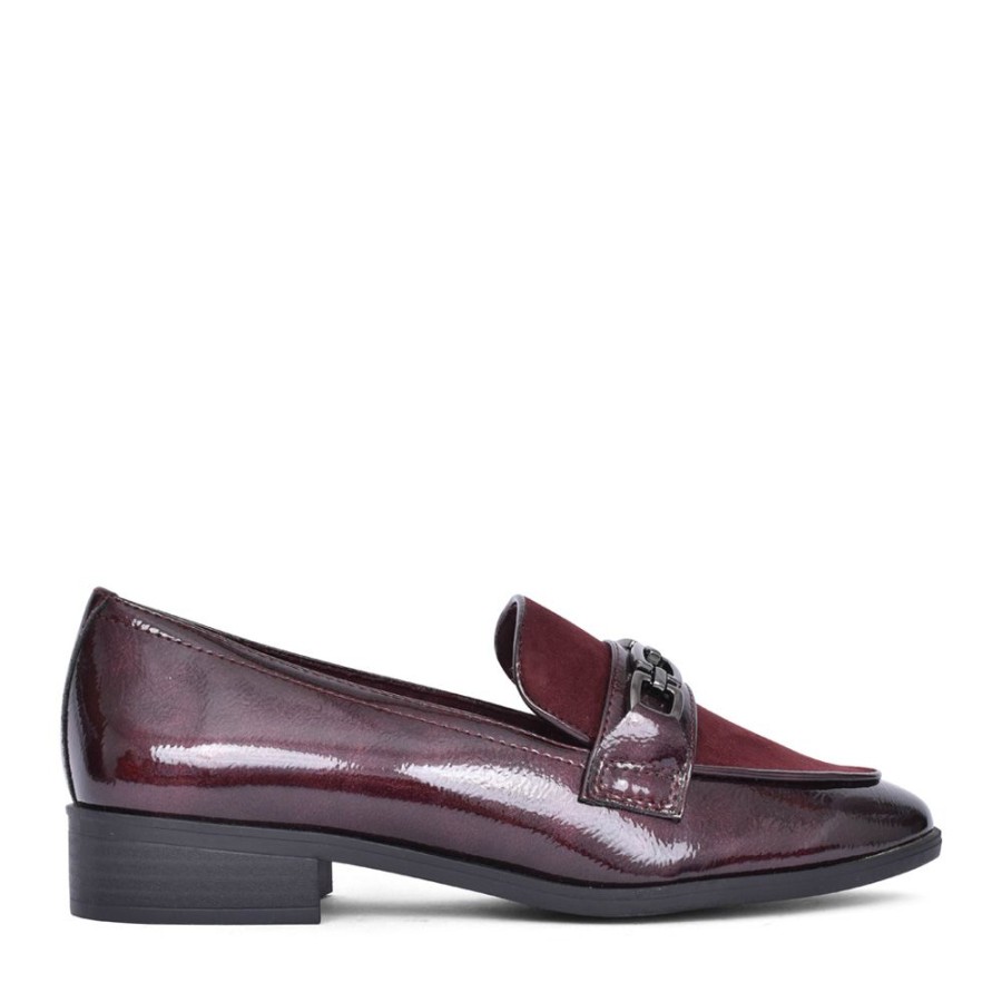 Ladies MARCO TOZZI | Ladies 2-24306 Slip-On Shoe In Burgandy