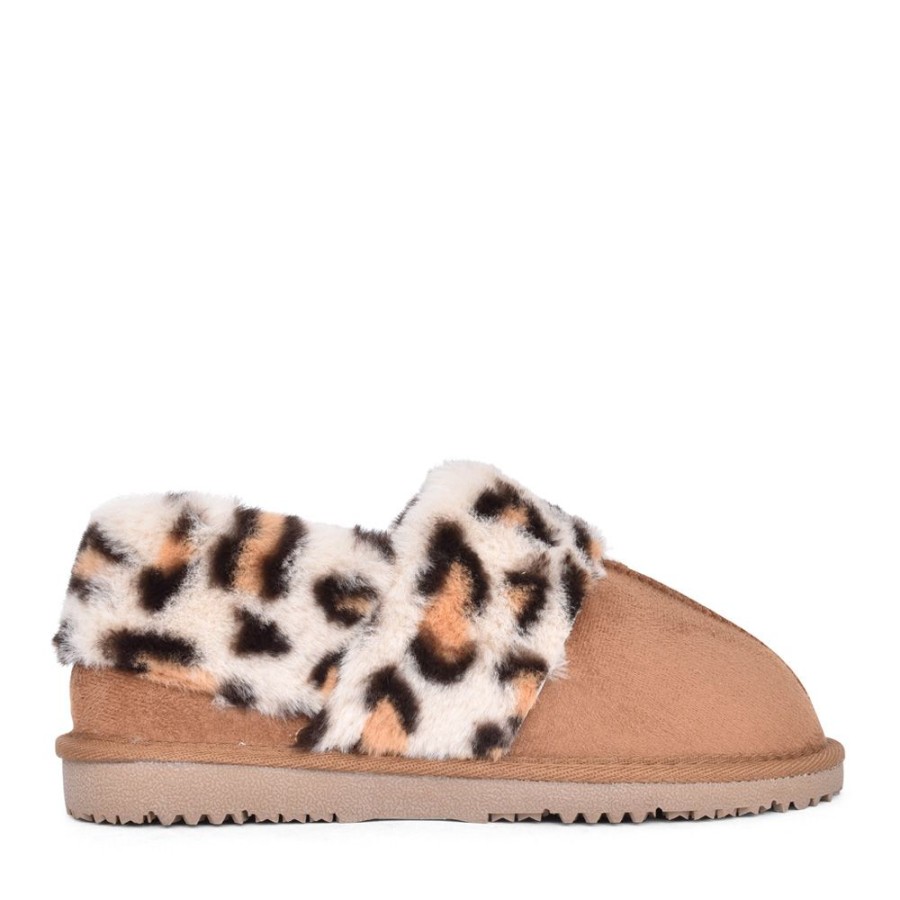 Ladies ELLA | Rosie Bootee Slipper In Tan