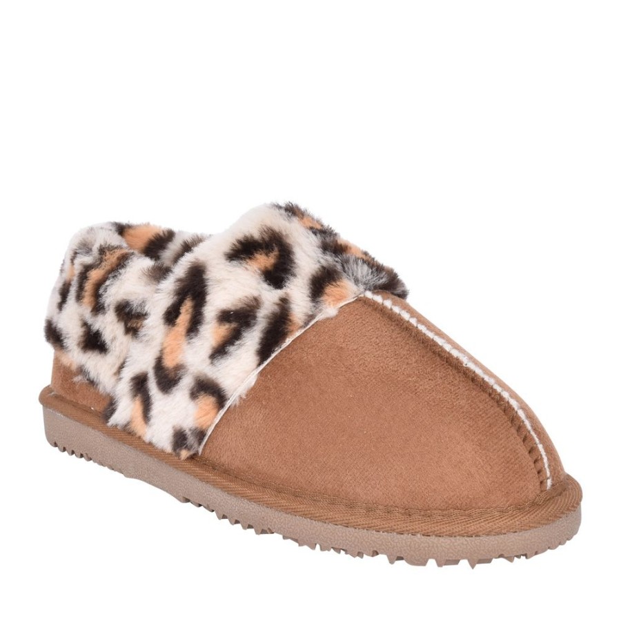 Ladies ELLA | Rosie Bootee Slipper In Tan
