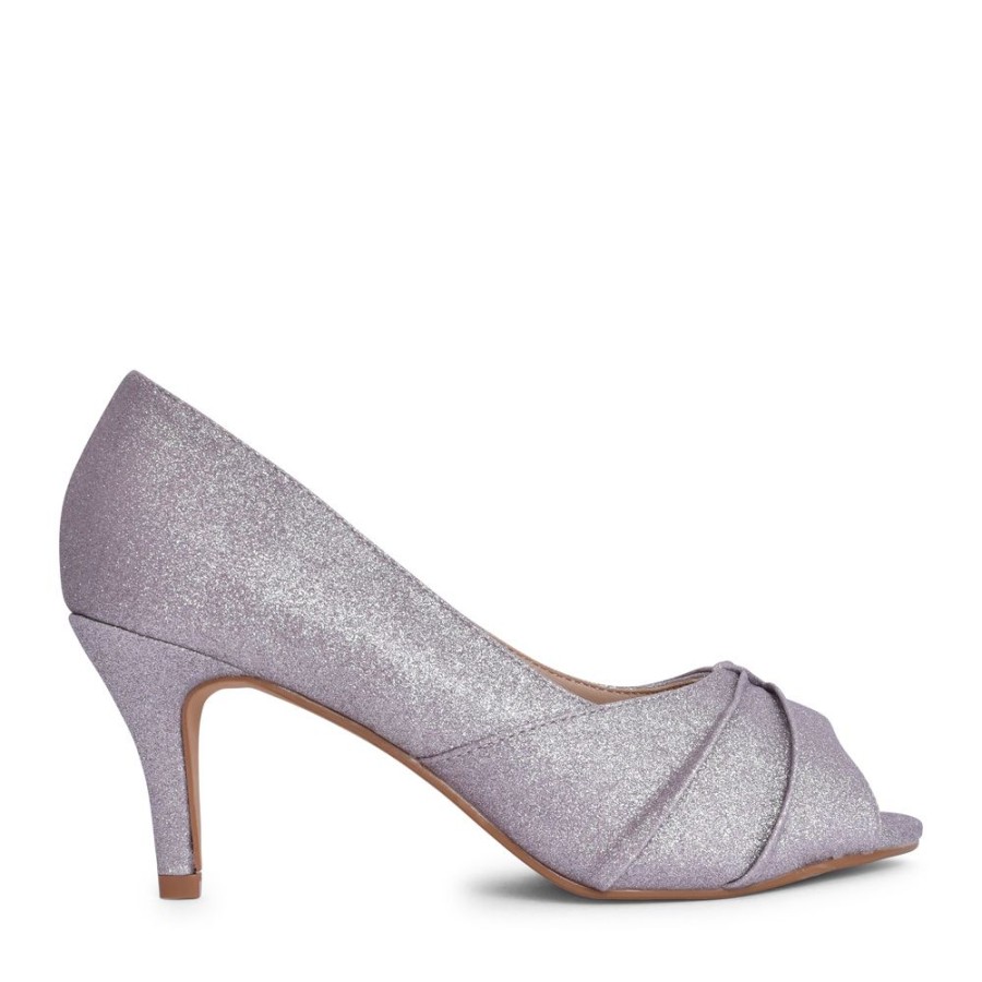 Ladies SORENTO | Ladies Ballybeg Peep Toe Shoe In Lilac