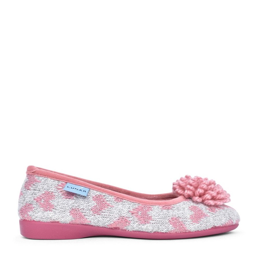 Ladies LUNAR | Ladies Klz052 Alexa Pump Slipper In Pink